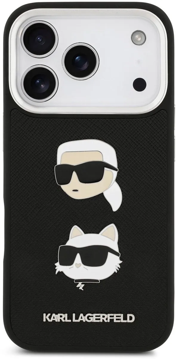 Karl Lagerfeld Back Cover Case iPhone 17 Pro - Zwart