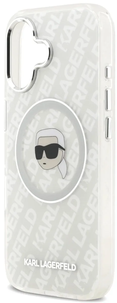 Karl Lagerfeld iPhone 17 Hoesje - MagSafe - Grijs