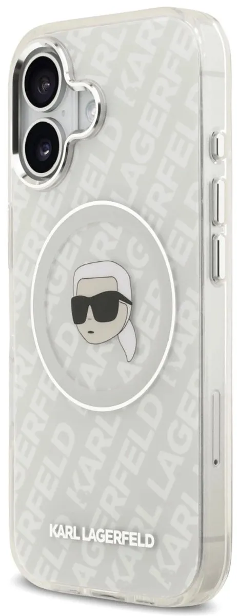 Karl Lagerfeld iPhone 17 Hoesje - MagSafe - Grijs