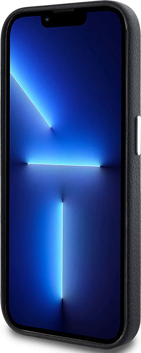Karl Lagerfeld Backcase Hoesje iPhone 14 Pro - Effen Zwart