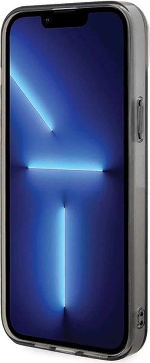 Karl Lagerfeld iPhone 15 Plus Hardcase - Ikonik Monogram - Zwart