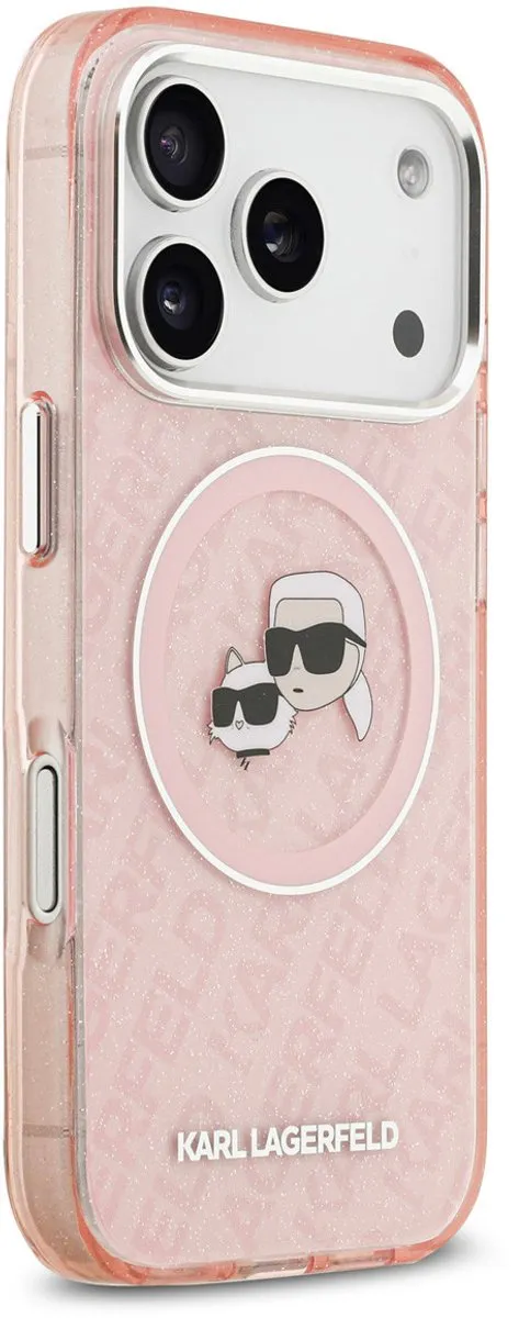 Karl Lagerfeld iPhone 17 Pro Hoesje - MagSafe Roze
