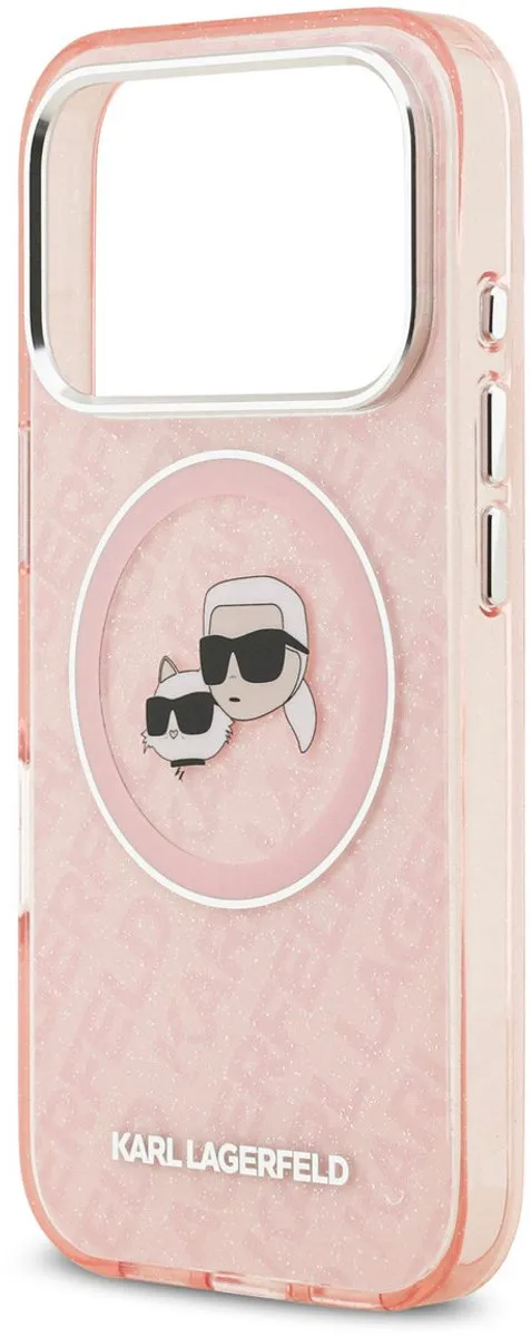 Karl Lagerfeld iPhone 17 Pro Hoesje - MagSafe Roze