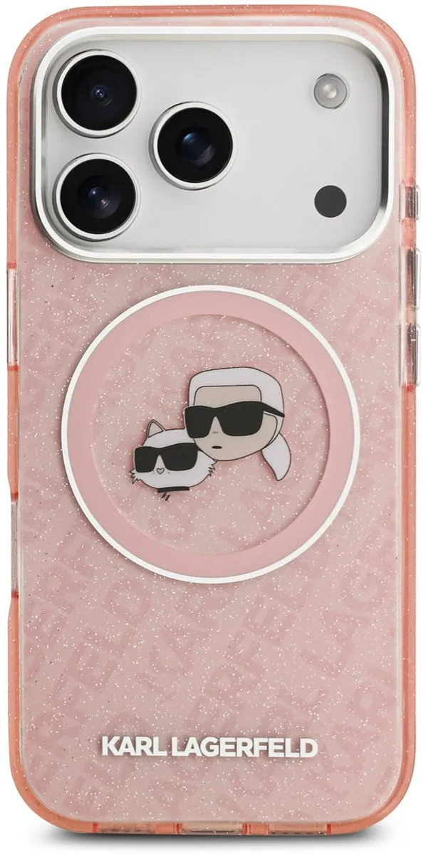 Karl Lagerfeld iPhone 17 Pro Hoesje - MagSafe Roze