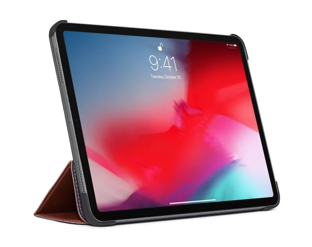 Decoded Leather Slim Cover iPad 10.9 2022 - Bruin