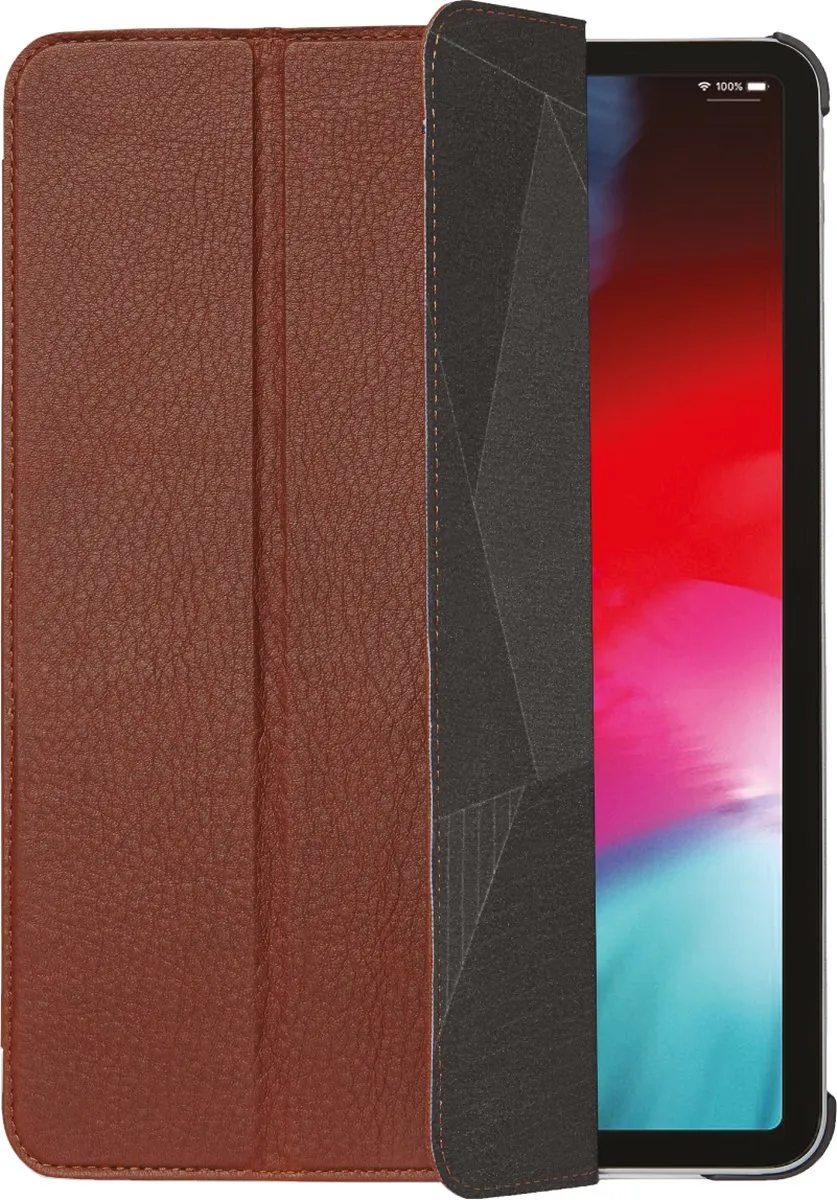 Decoded Leather Slim Cover iPad 10.9 2022 - Bruin