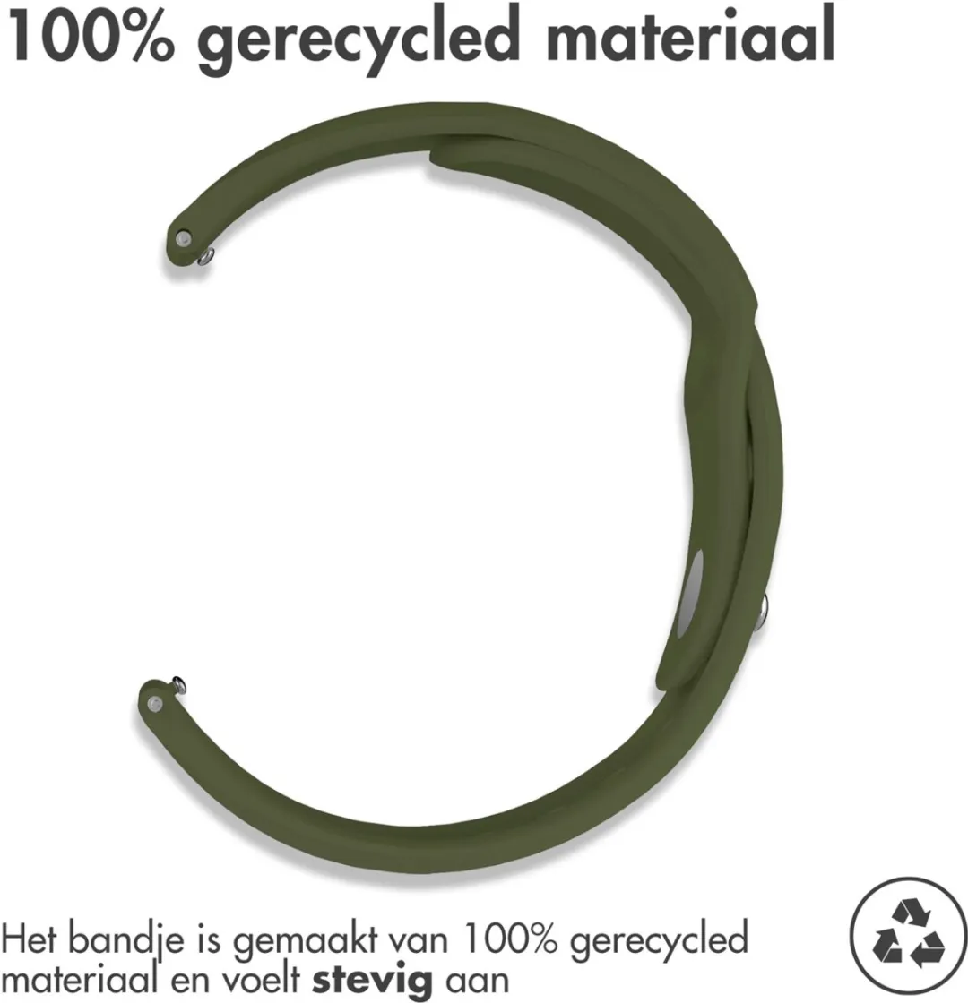 Imoshion Siliconen Sportband 20mm - Olive Green