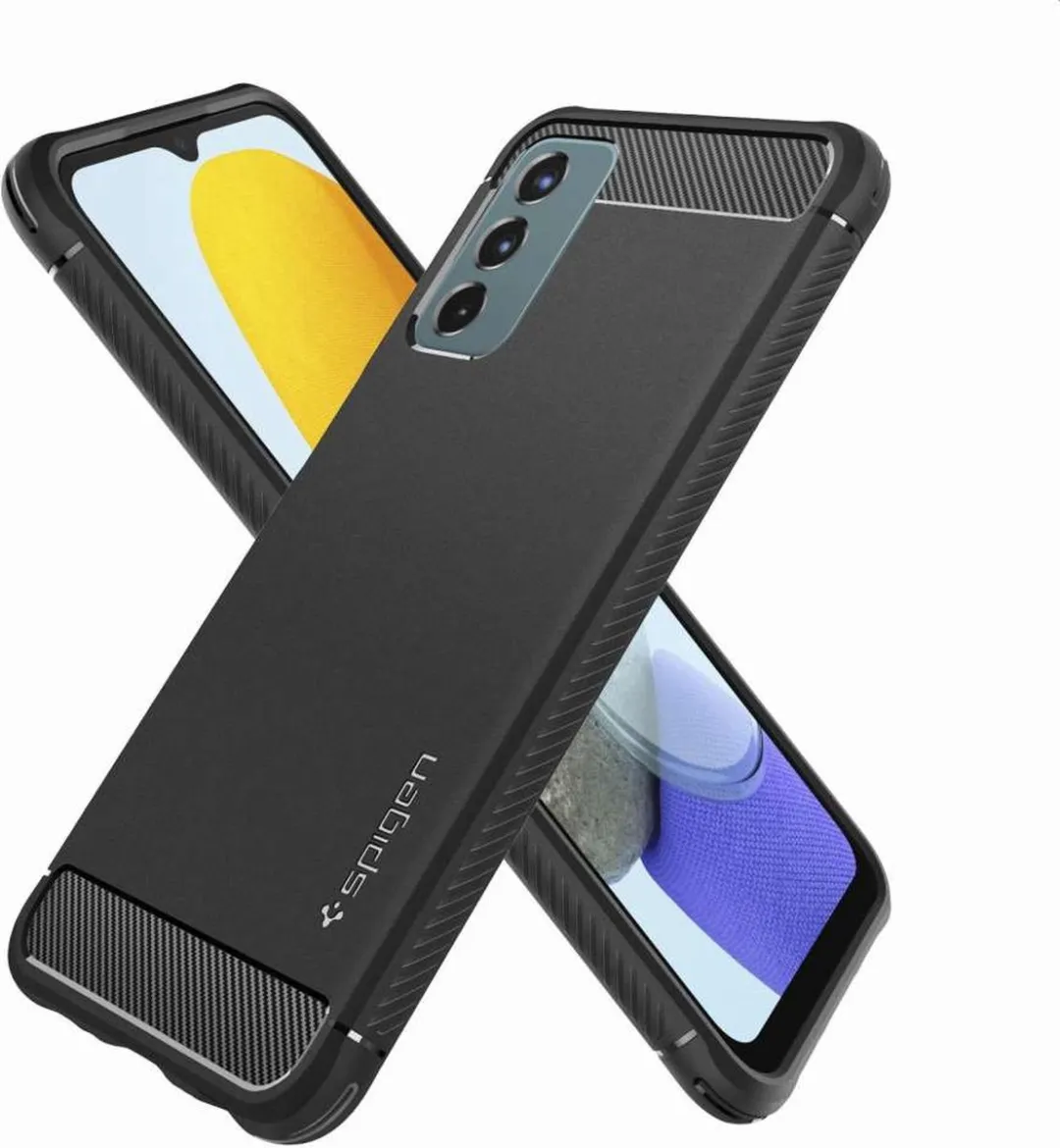 Spigen Rugged Armor Hoesje - Samsung Galaxy M23 - Zwart