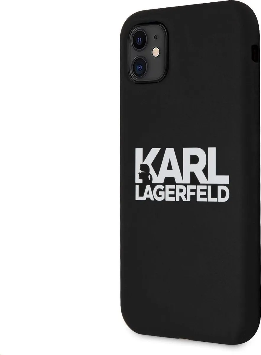 Karl Lagerfeld Silicone Back Case KLHCSIL11BK