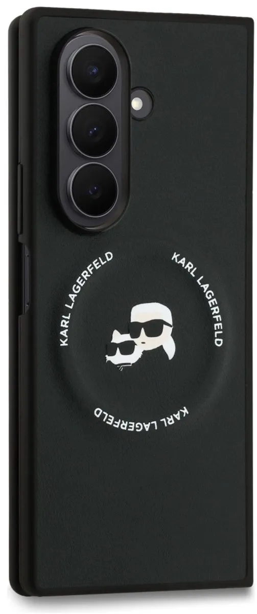 Karl Lagerfeld Case Karl&Choupette Logo Zwart - Samsung Galaxy Z Fold7 - afbeelding 6 van 6