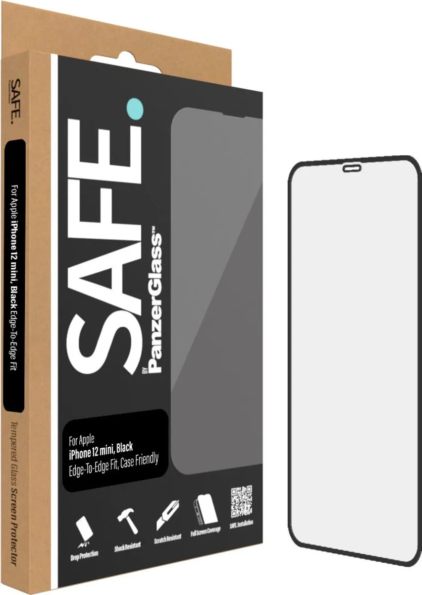 PanzerGlass iPhone 12 Mini Schermbeschermer Ultra-Wide Fit - Transparant - afbeelding 3 van 6