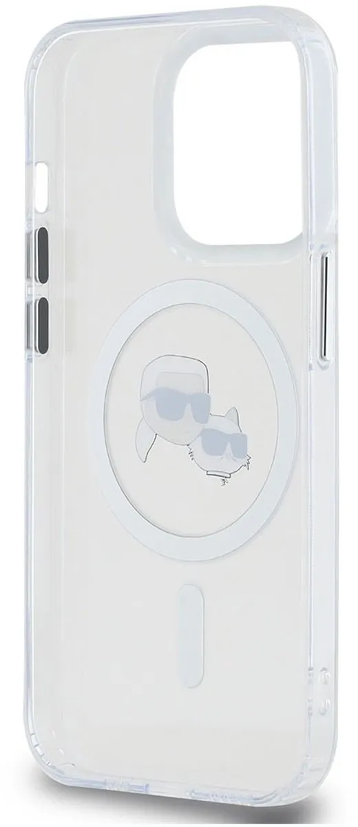 Karl Lagerfeld KLHMP15XHLSKCH Hoesje iPhone 15 Pro Max - Transparant