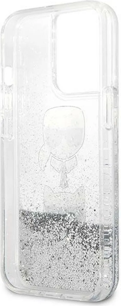 Karl Lagerfeld KLHCP13XKICGLS iPhone 13 Pro Max Hardcase - Zilver