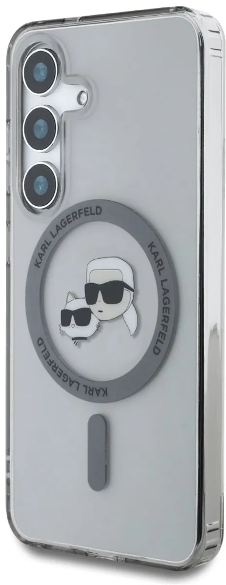 Karl Lagerfeld Case Knop Karl & Choupette Samsung - Transparent