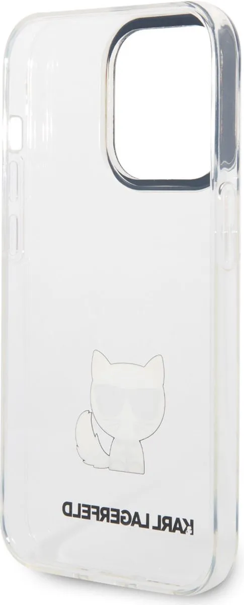Karl Lagerfeld TPU Smartphonehoesje iPhone 14 Pro Max - Transparant - 3666339076542