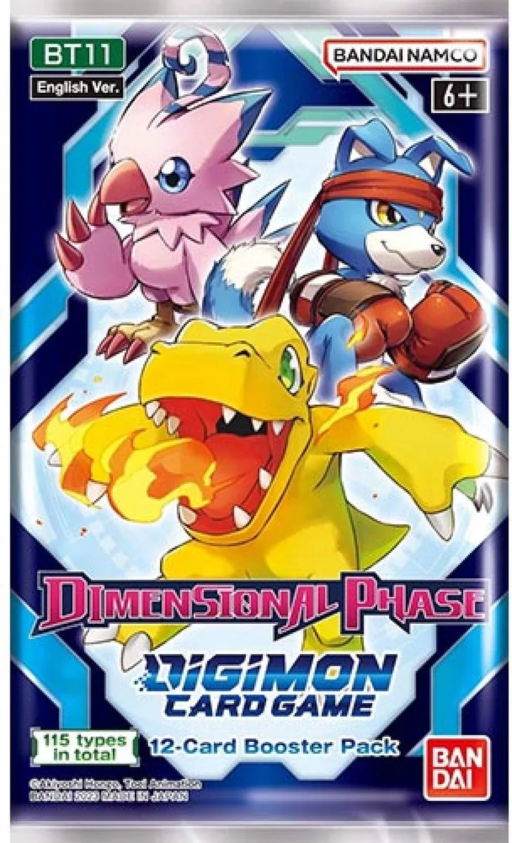 Bandai Namco Digimon Dimensional Phase Booster BT11