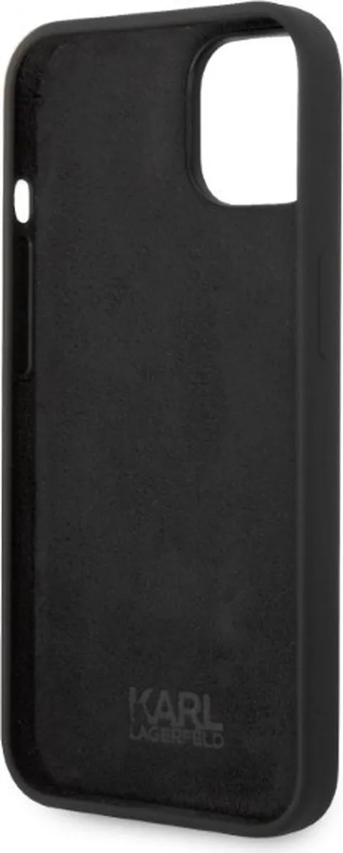 Karl Lagerfeld KLHCP14MSNIKBCK iPhone 14 Plus Hoesje - Zwart