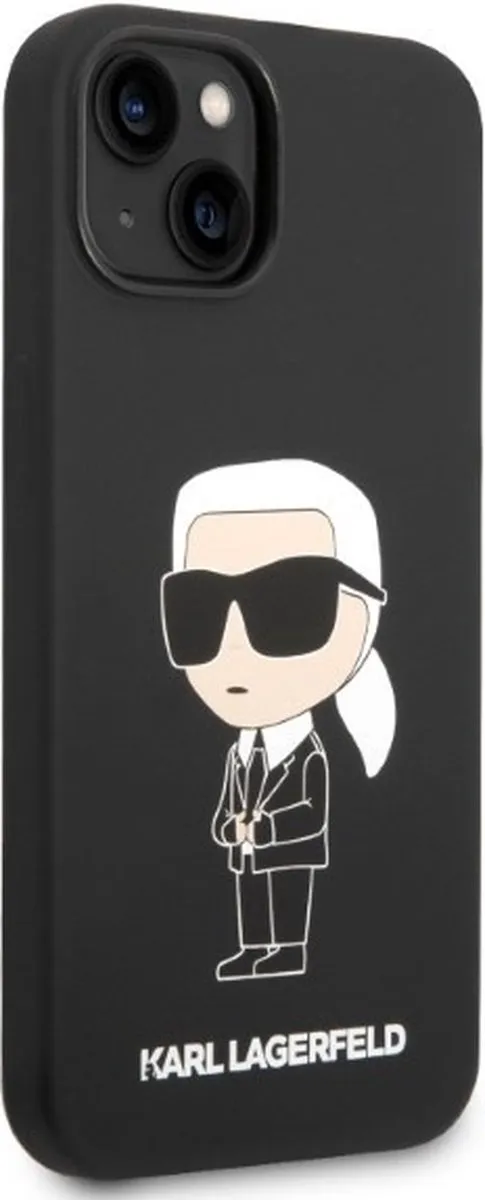 Karl Lagerfeld KLHCP14MSNIKBCK iPhone 14 Plus Hoesje - Zwart - afbeelding 6 van 6