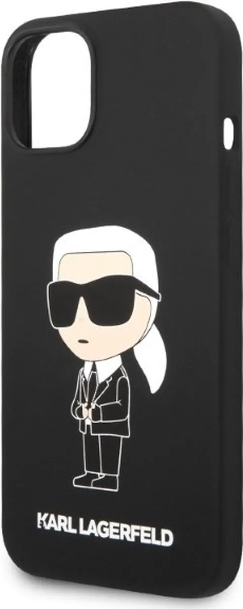 Karl Lagerfeld KLHCP14MSNIKBCK iPhone 14 Plus Hoesje - Zwart