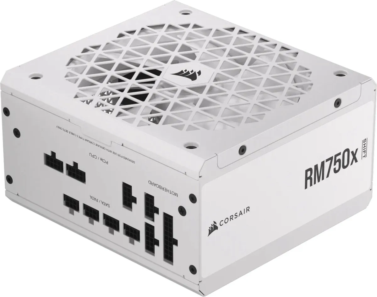 Corsair RM1000x Voeding - 750W - 80 Plus Gold - Wit