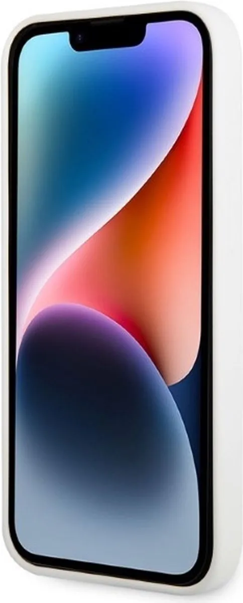 Karl Lagerfeld KLHCP14MSNIKBCH iPhone 14 Plus Hoesje - Wit