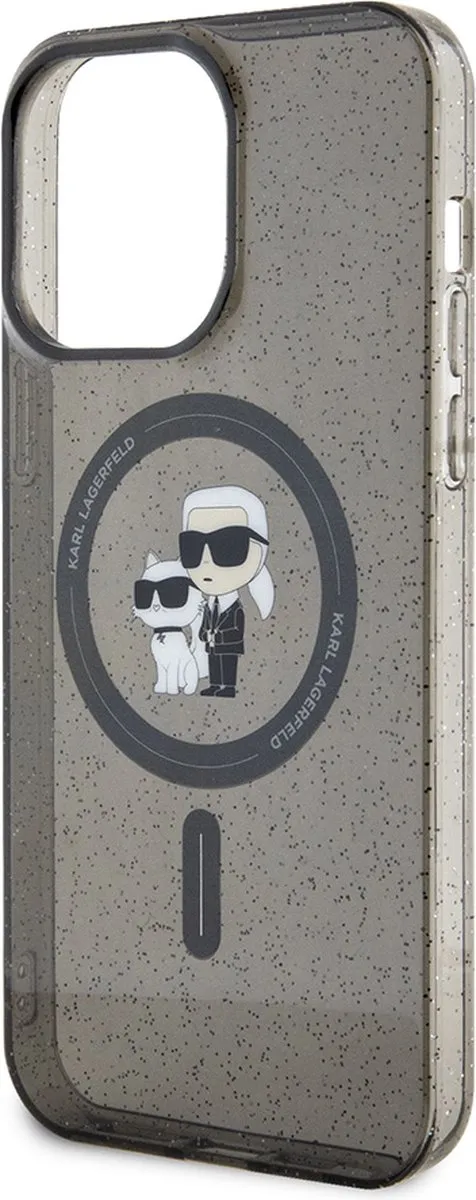 Karl Lagerfeld iPhone 15 Pro Backcase - Effen Grijs - TPU