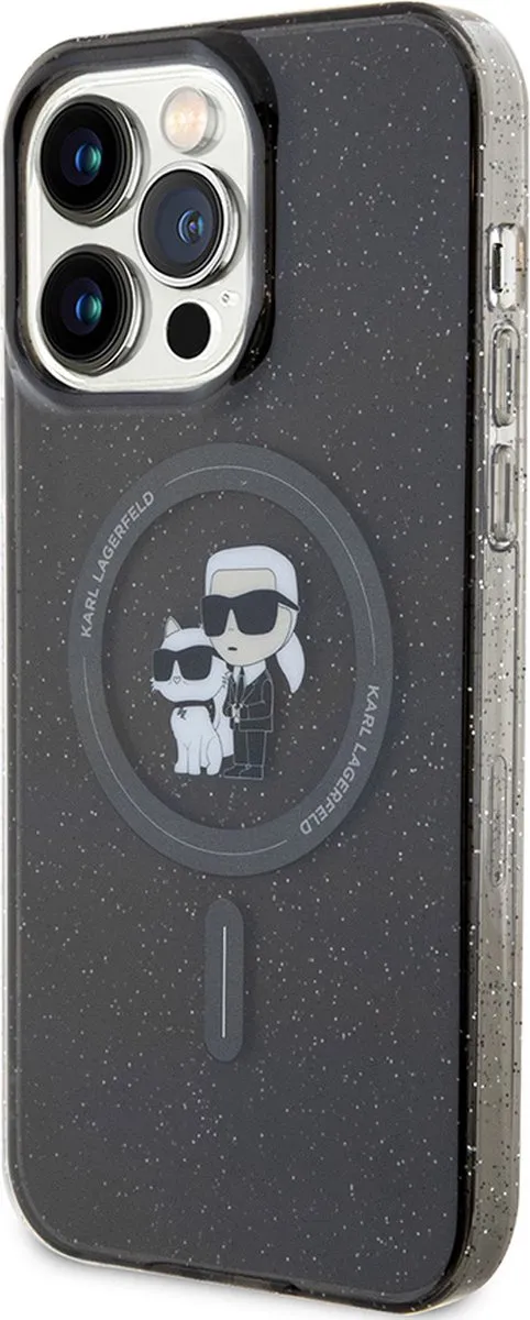 Karl Lagerfeld iPhone 15 Pro Backcase - Effen Grijs - TPU