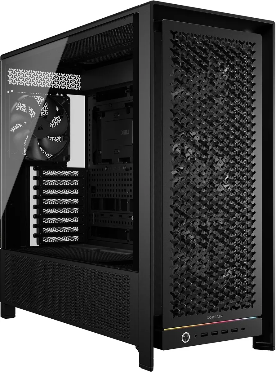 Corsair Frame 5000D RS PC-behuizing - 4x 140mm ventilatoren - Zwart
