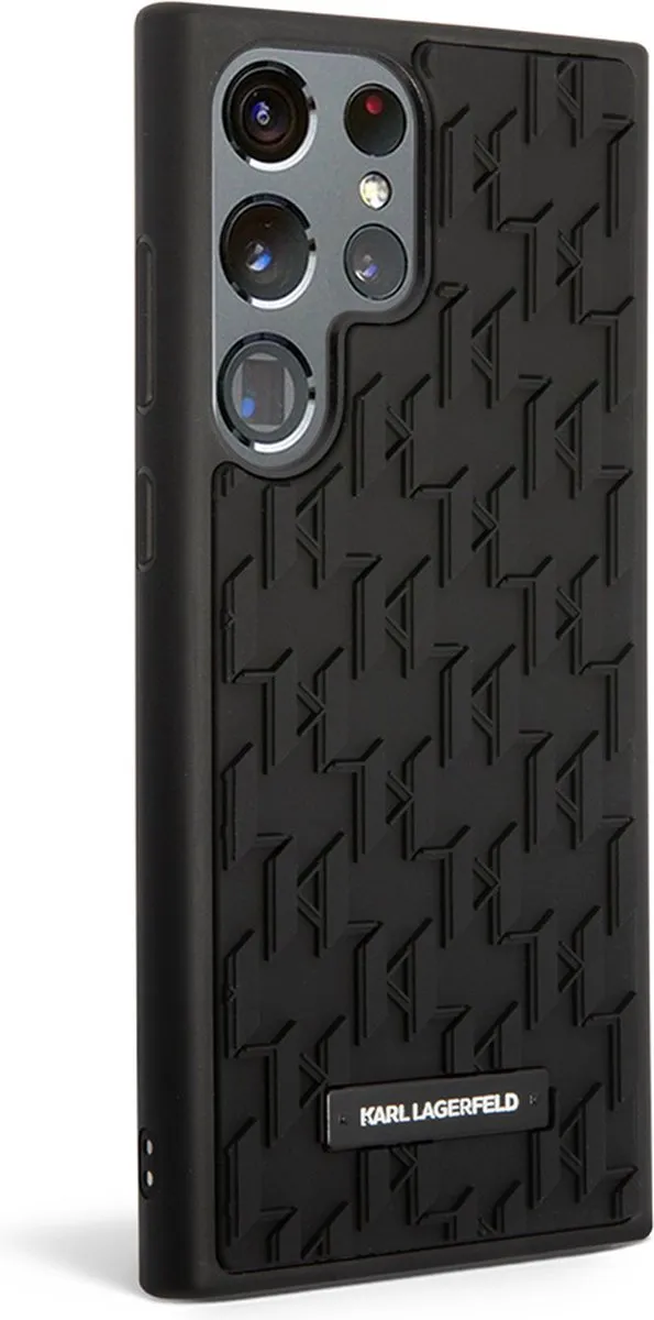 Karl Lagerfeld Galaxy S23 Ultra Backcase - Effen Zwart - KLS23UCTBK