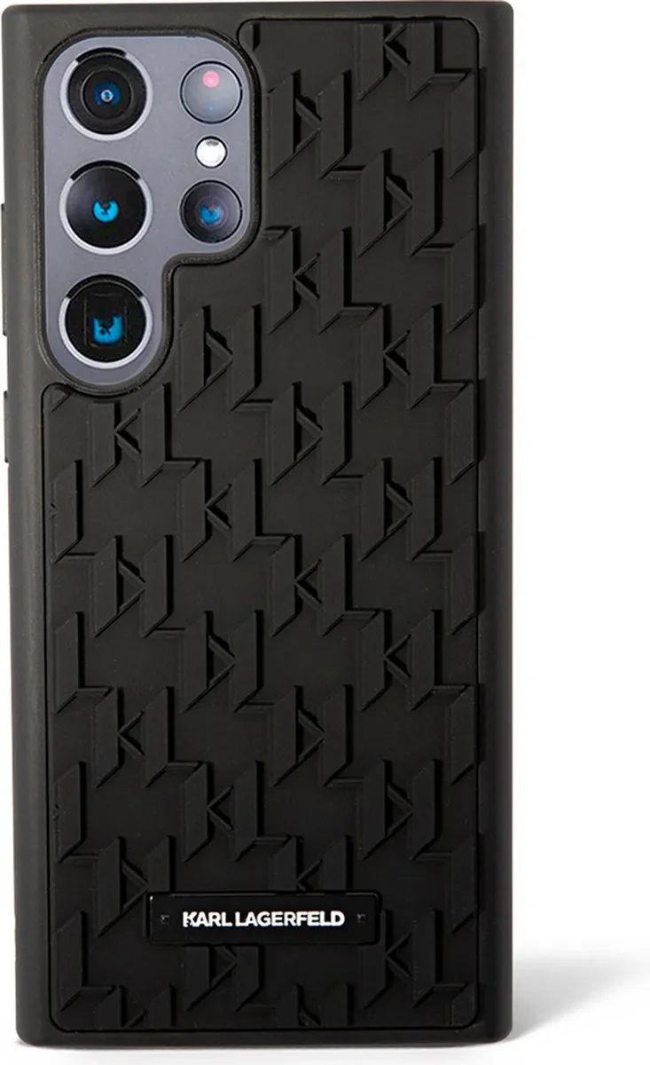 Karl Lagerfeld Galaxy S23 Ultra Backcase - Effen Zwart - KLS23UCTBK