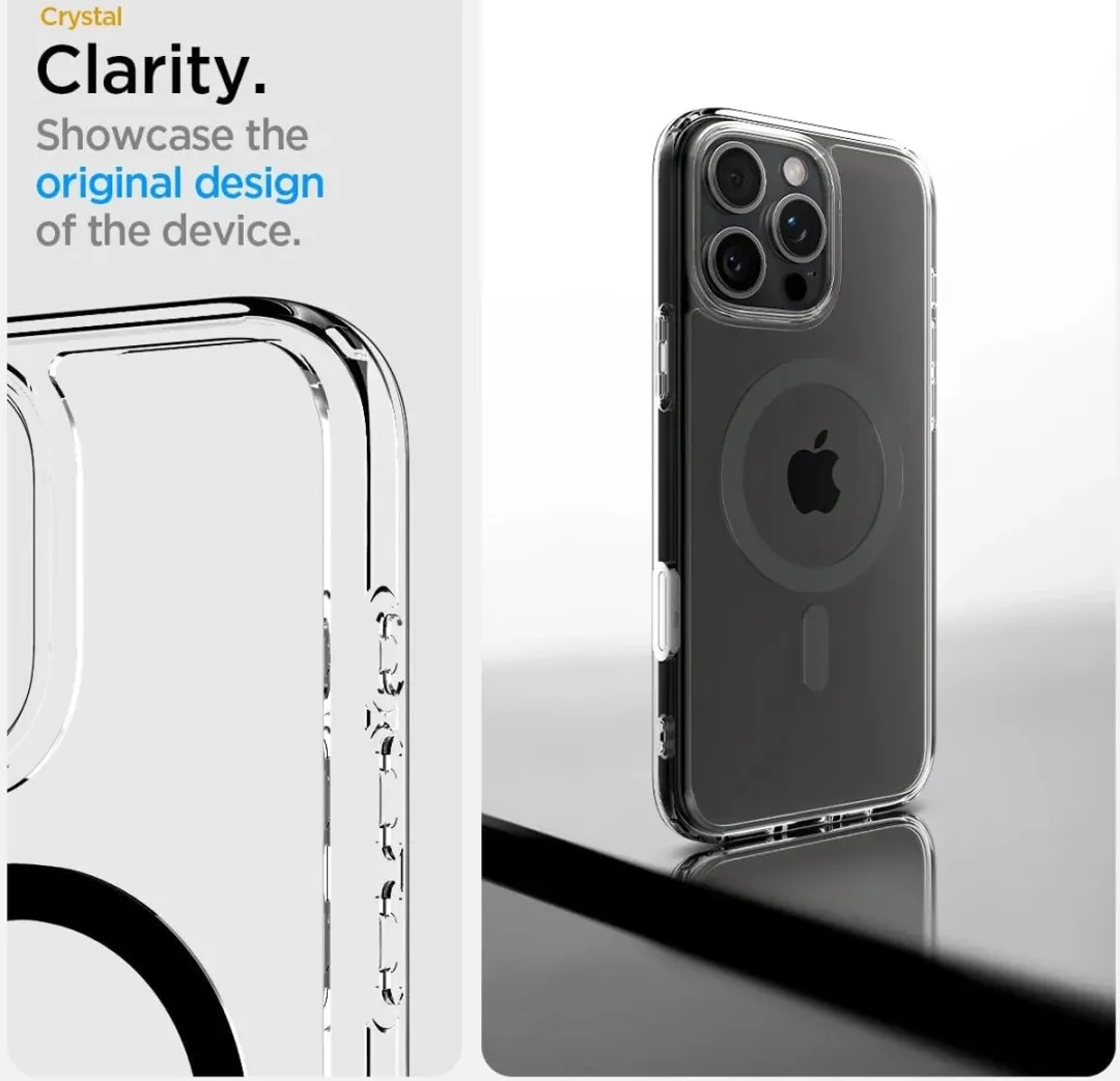 Spigen Ultra Hybrid T Hoesje - iPhone 16 Pro Max - MagSafe - Grijs