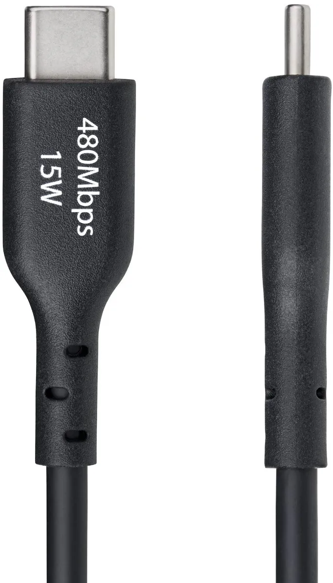 Startech USB2AC30CMBK USB-A naar USB-C Laadkabel 3A - Zwart