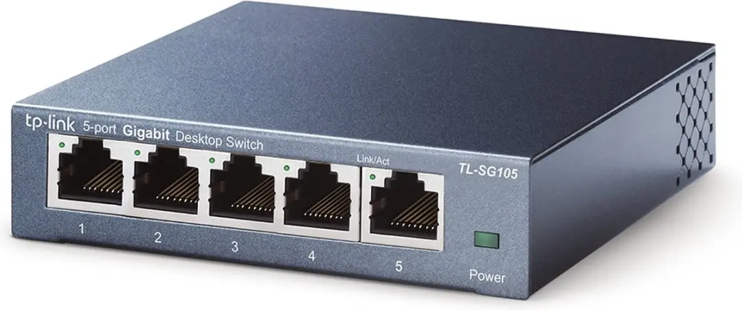 TP-Link TL-SG105 5-Poorts Netwerk Switch - Blauw