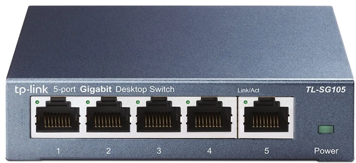 TP-Link TL-SG105 5-Poorts Netwerk Switch - Blauw