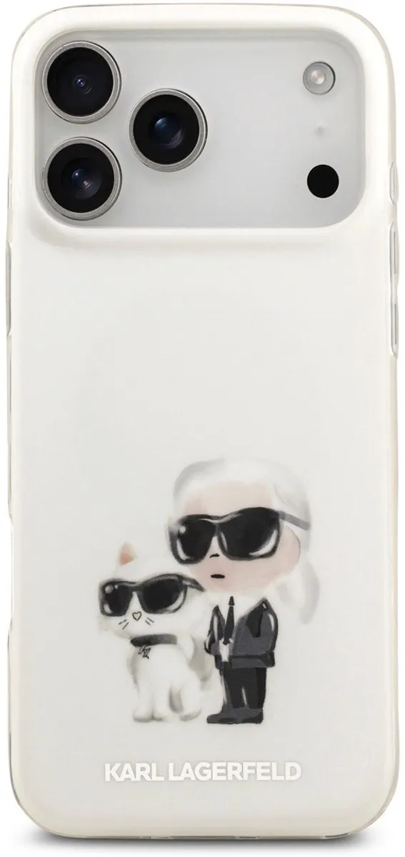 Karl Lagerfeld Back Cover iPhone 17 Pro Max - White