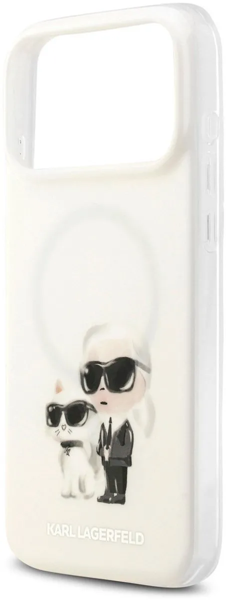 Karl Lagerfeld Back Cover iPhone 17 Pro Max - White