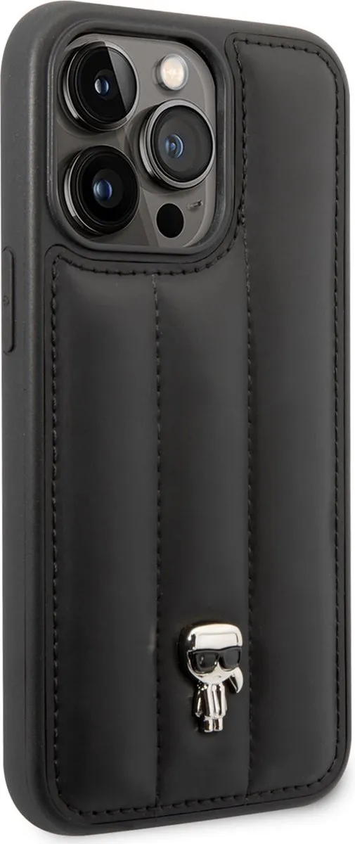 Karl Lagerfeld iPhone 14 Pro Max Hoesje - Effen Zwart - MPN 3666339077747 - afbeelding 6 van 6
