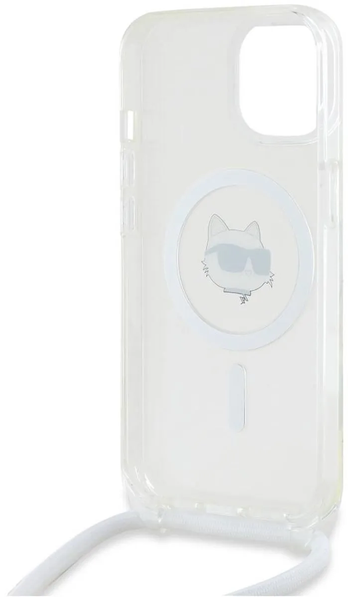 Karl Lagerfeld MagSafe Hoesje iPhone 15 Tweety Transparant KLHMP15SHCCHNT
