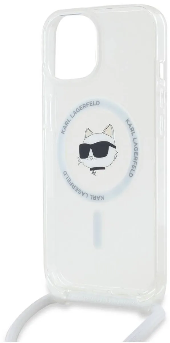 Karl Lagerfeld MagSafe Hoesje iPhone 15 Tweety Transparant KLHMP15SHCCHNT