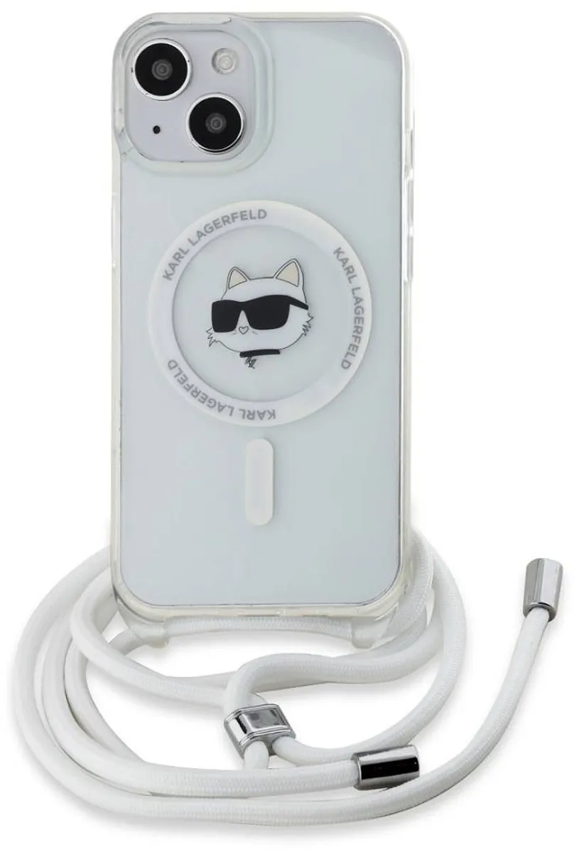 Karl Lagerfeld MagSafe Hoesje iPhone 15 Tweety Transparant KLHMP15SHCCHNT