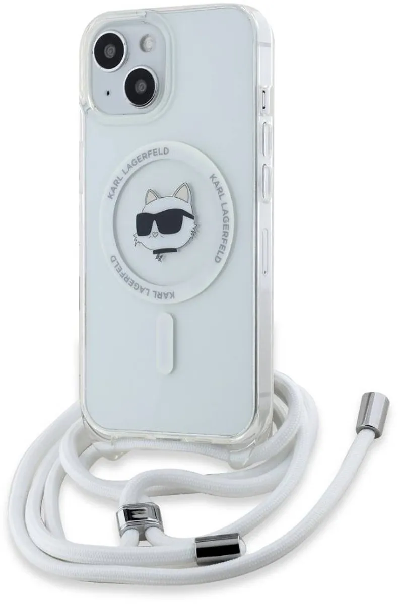 Karl Lagerfeld MagSafe Hoesje iPhone 15 Tweety Transparant KLHMP15SHCCHNT