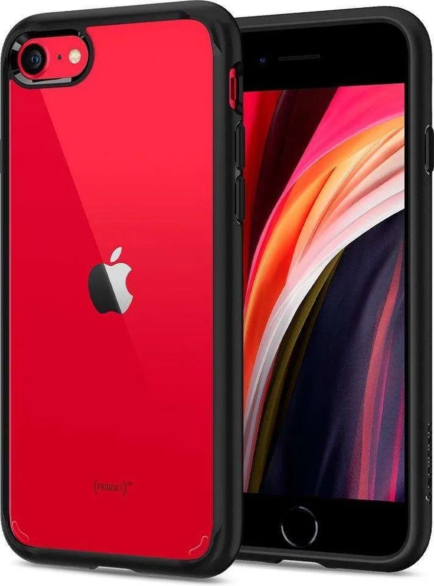 Spigen Ultra Hybrid Hoesje iPhone 7/8/SE (2020) - Zwart