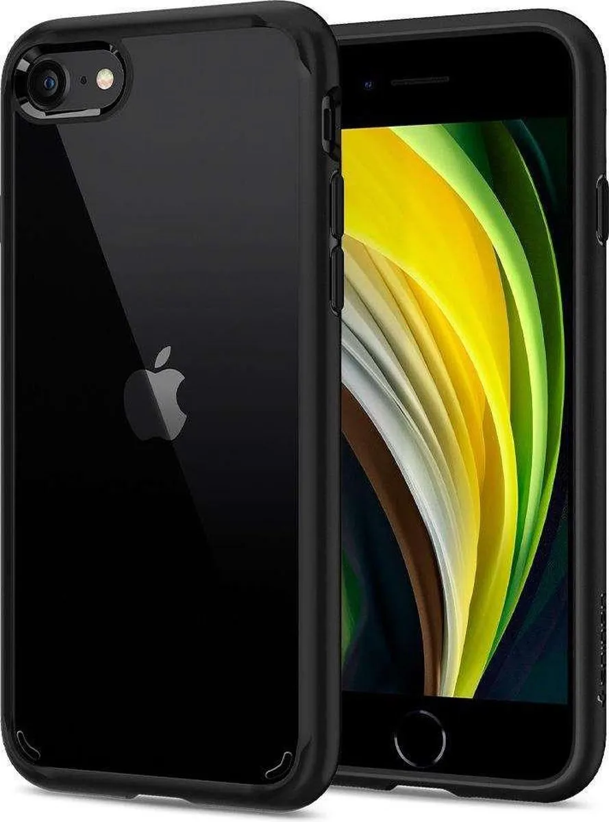 Spigen Ultra Hybrid Hoesje iPhone 7/8/SE (2020) - Zwart - afbeelding 6 van 6