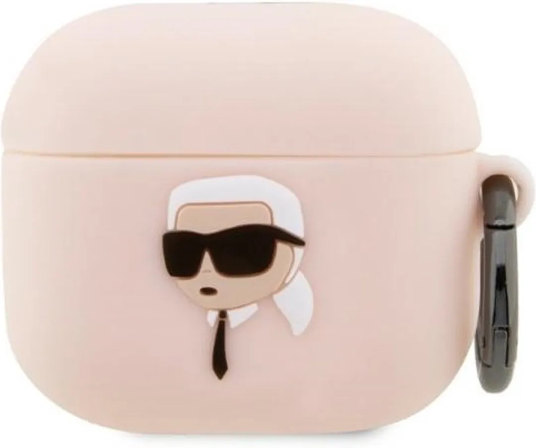 Karl Lagerfeld KLA3RUNIKP Hoesje AirPods - Roze