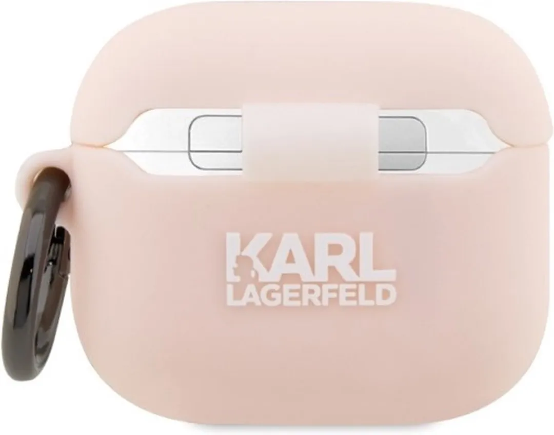 Karl Lagerfeld KLA3RUNIKP Hoesje AirPods - Roze