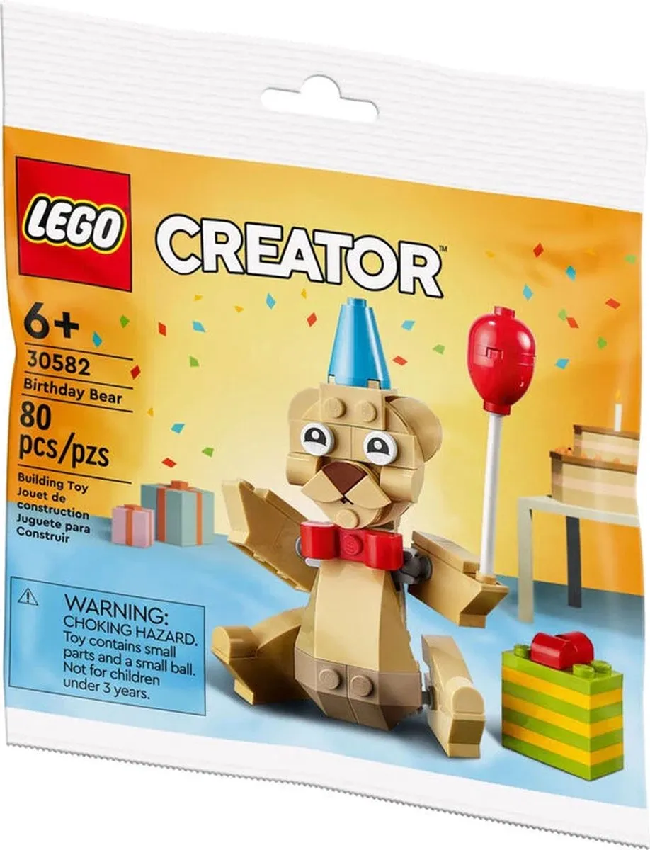 LEGO Creator 30582 Verjaardagsbeer - 80 Stukken - Multicolor