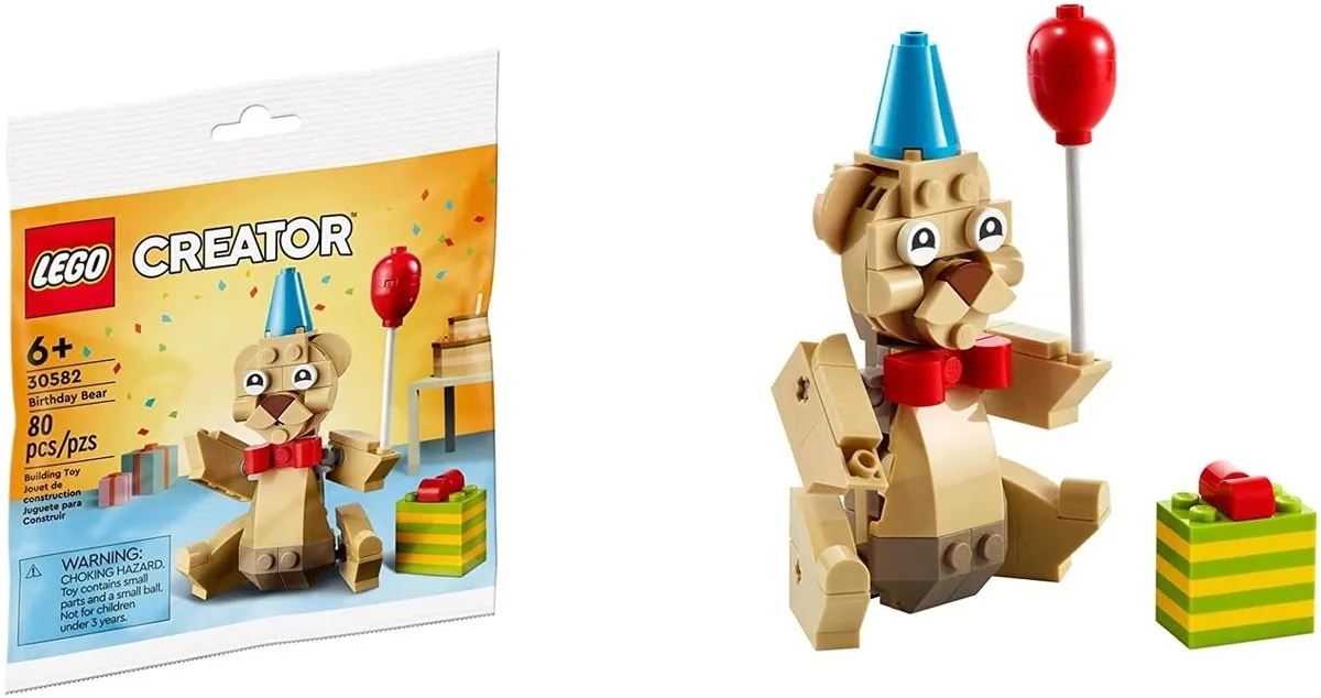 LEGO Creator 30582 Verjaardagsbeer - 80 Stukken - Multicolor