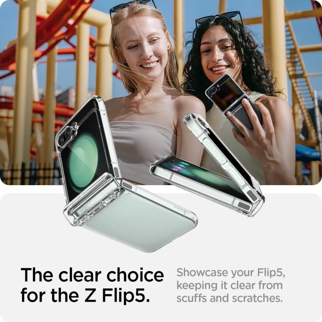 Spigen Thin Fit Pro Hoesje - Samsung Galaxy Z Flip 5 - Transparant