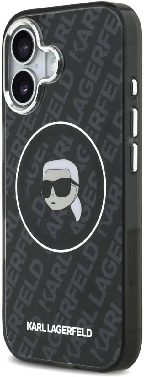 Karl Lagerfeld iPhone 17 Hoesje - Magsafe - Zwart