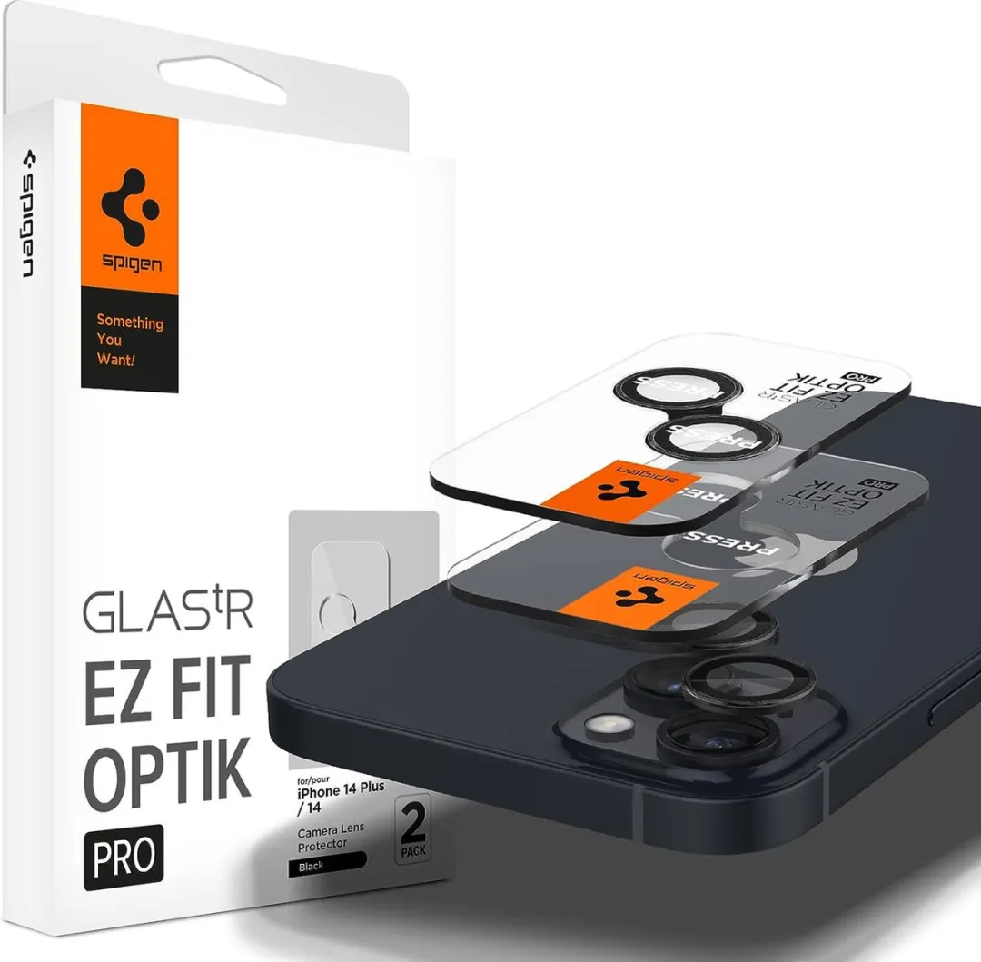 Spigen Glas.tR EZ Fit Optik Pro iPhone 15 Plus Screenprotector